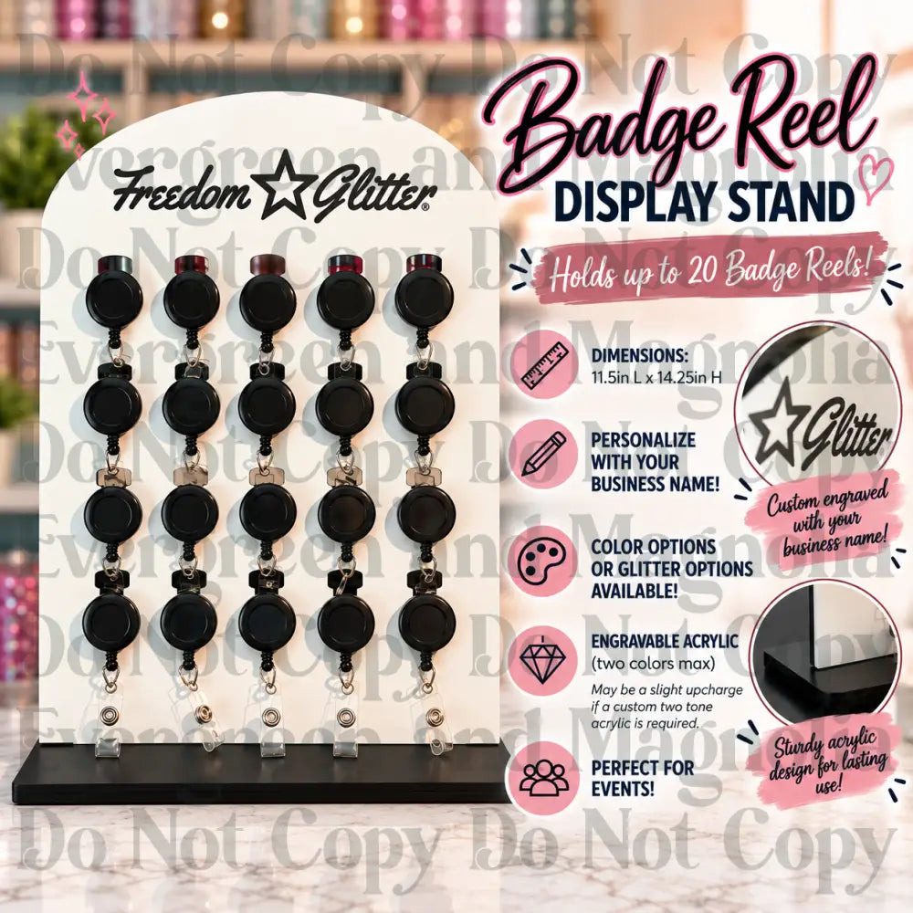 Badge Reel Display Stand