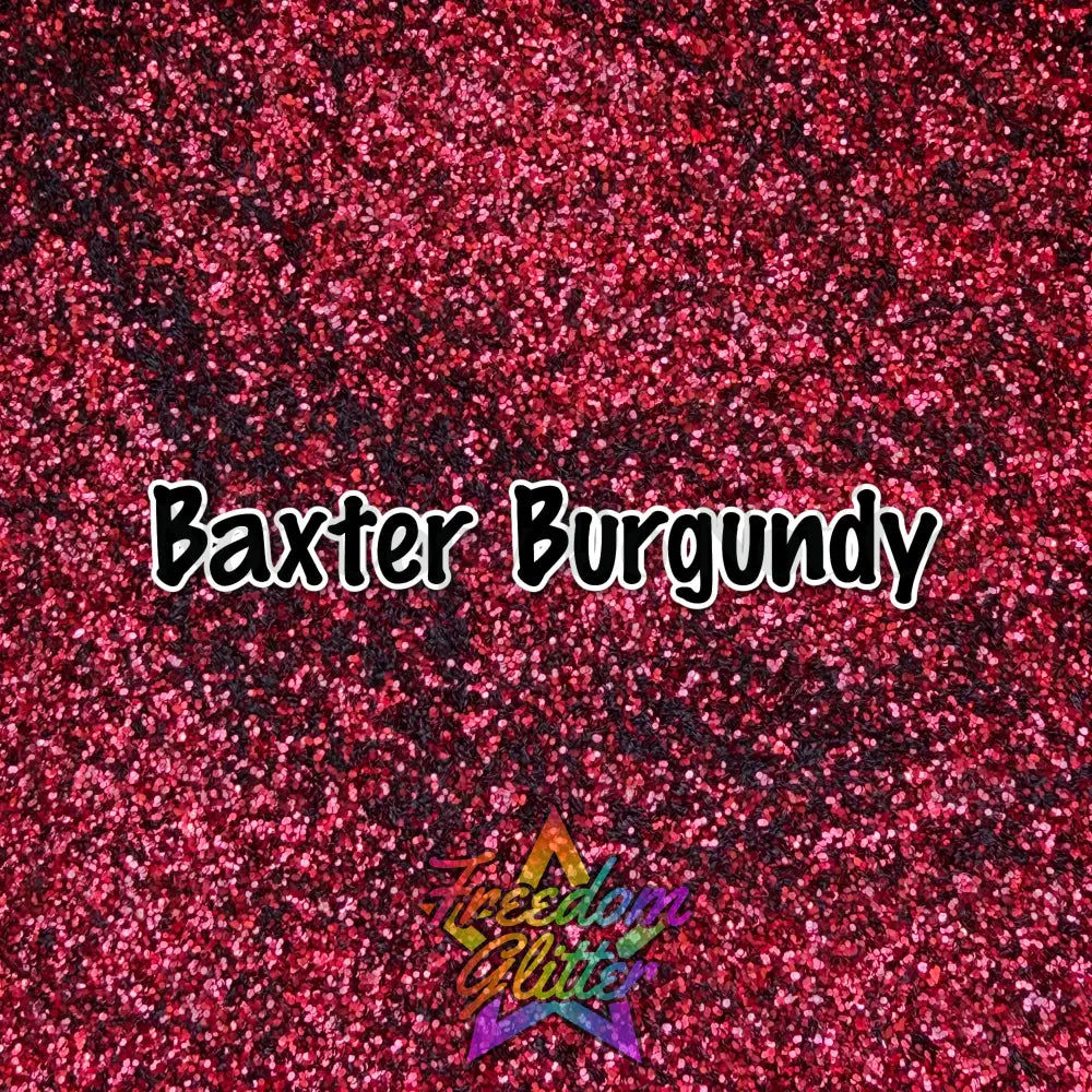 Baxter Burgundy (Metallic Glitter)