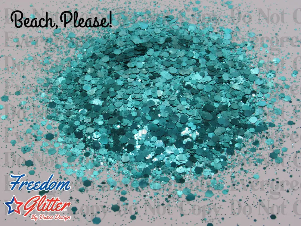 Beach, Please! (Metallic Glitter)