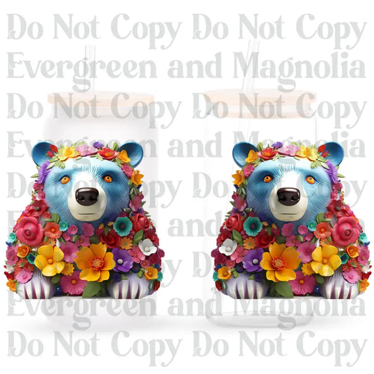 3D Bear Decals