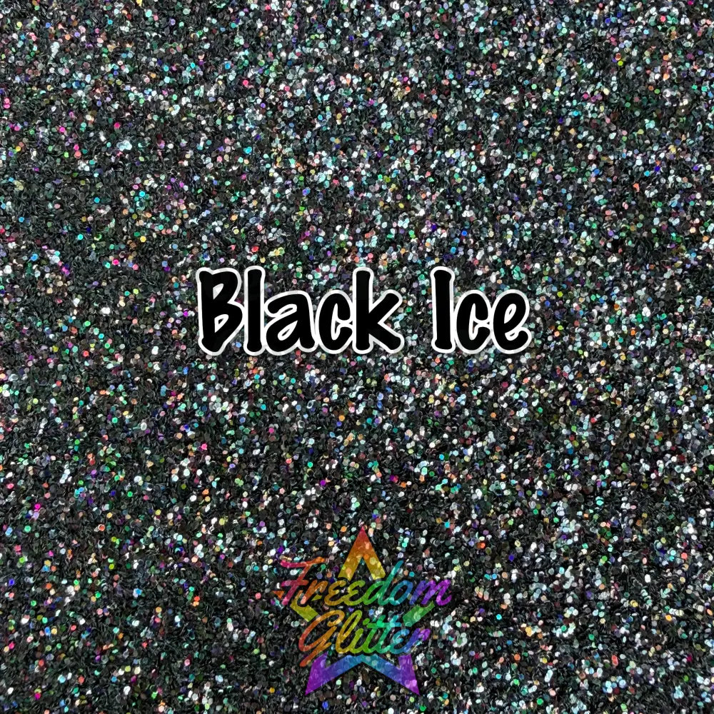 Black Ice (Holographic Glitter)
