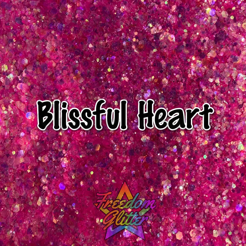 Blissful Heart (Iridescent Glitter)