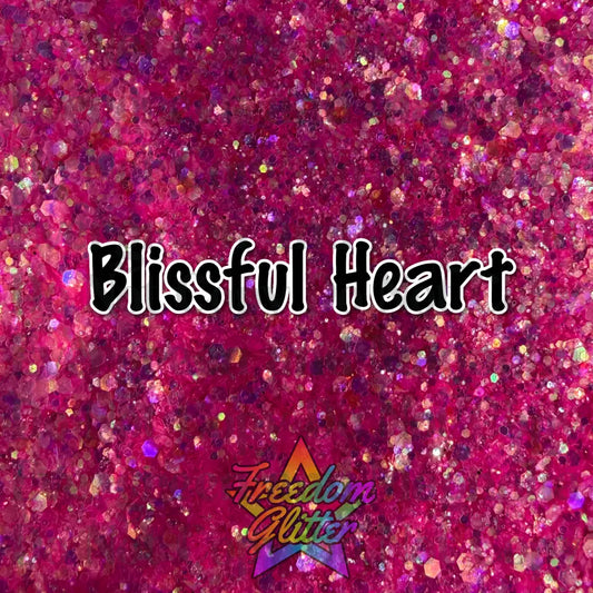 Blissful Heart (Iridescent Glitter)