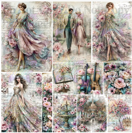 Mixed Image Sheet - Boho Chic 1 (Printed Vinyl)