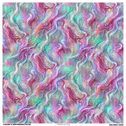 Boho Swirls 1 (Printed Vinyl)