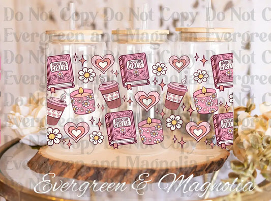 Bookishpink UV DTF print