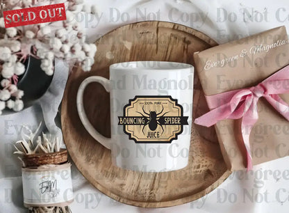 Wizard Potions & Poisons Labels 3 inch / Bouncing Spider Juice Decal