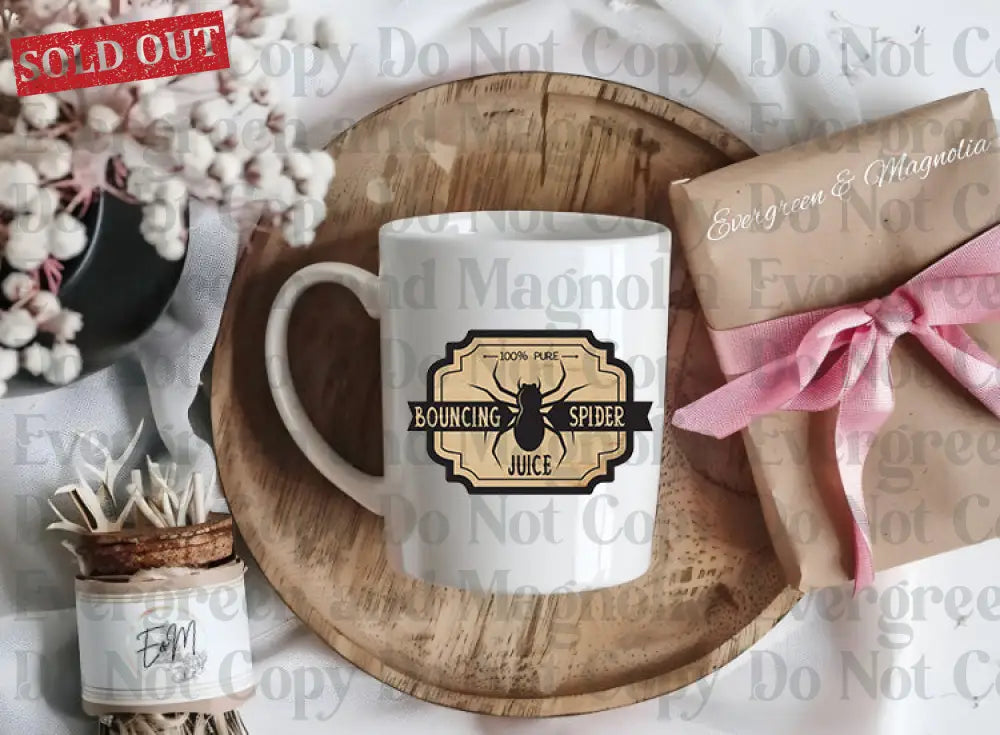 Wizard Potions & Poisons Labels 5 inch / Bouncing Spider Juice Decal