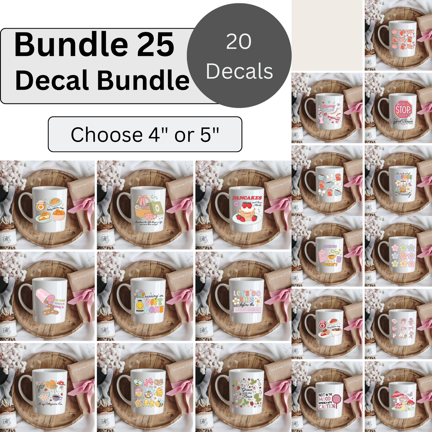 Bundle 25 Decal Bundle *20 decals included