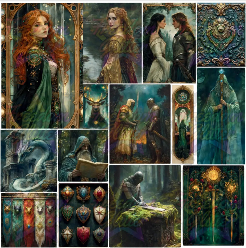 Mixed Image Sheet - Camelot (Printed Vinyl)