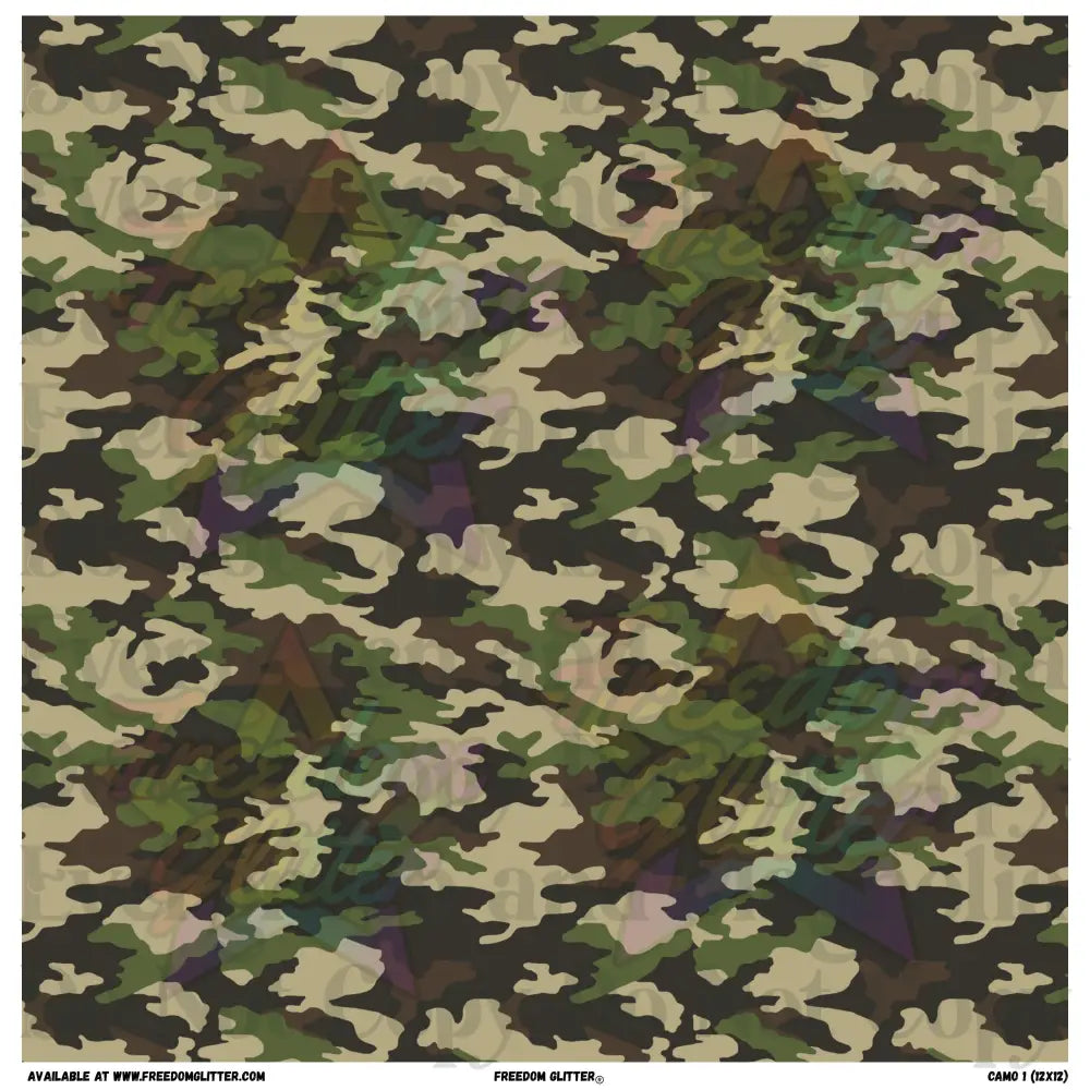 Camo 1 (Printed Vinyl)
