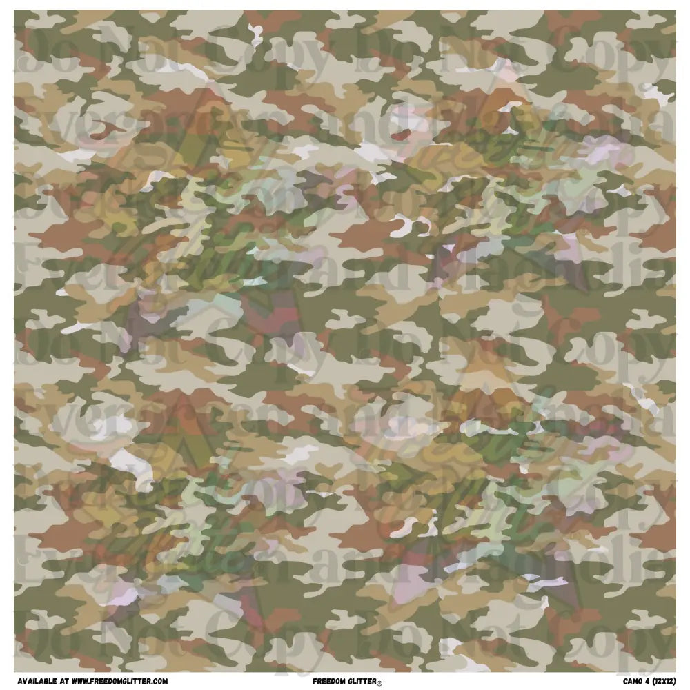Camo 4 (Printed Vinyl)