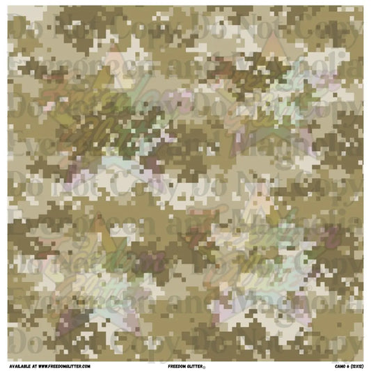Camo 6 (Printed Vinyl)