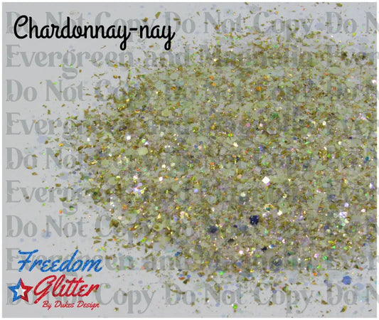 Chardonnay-nay (Holographic/Iridescent Glitter)