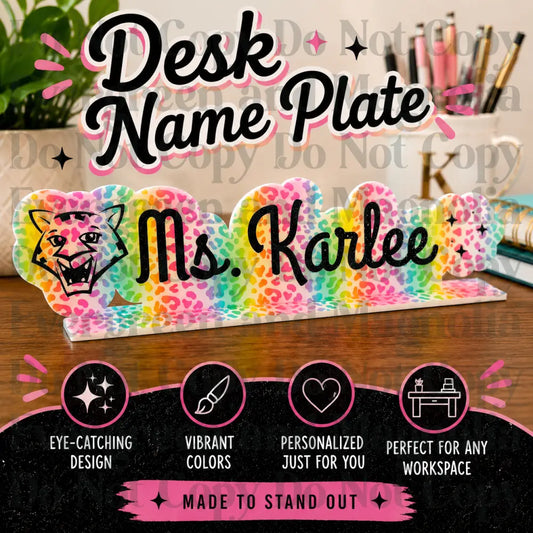 Desk Name Plate (Acrylic)