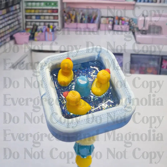 Ducks in a pool