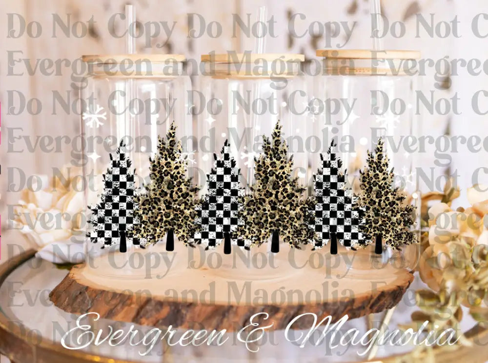 Checker Red Tree Checker & Cheetah trees – Evergreen & Magnolia