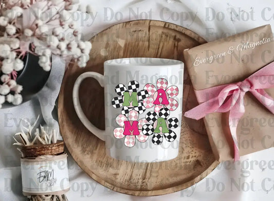 Checkered Mama pinks