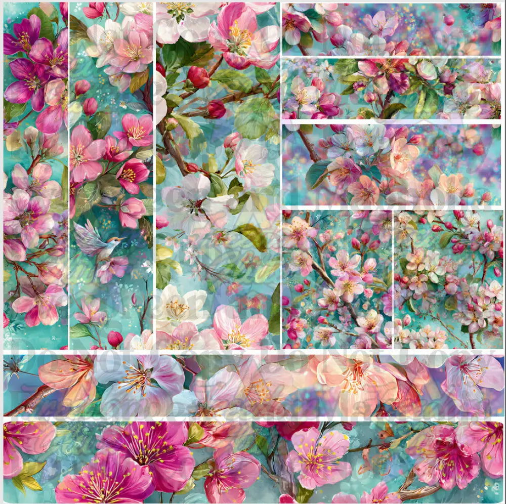Mixed Image Sheet - Cherry Blossom (Printed Vinyl)
