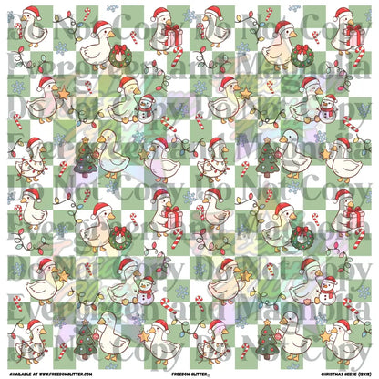 Christmas Geese (Printed Vinyl)