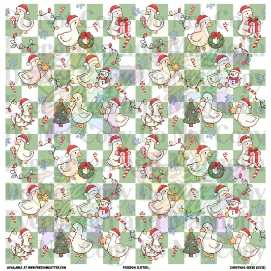 Christmas Geese (Printed Vinyl)