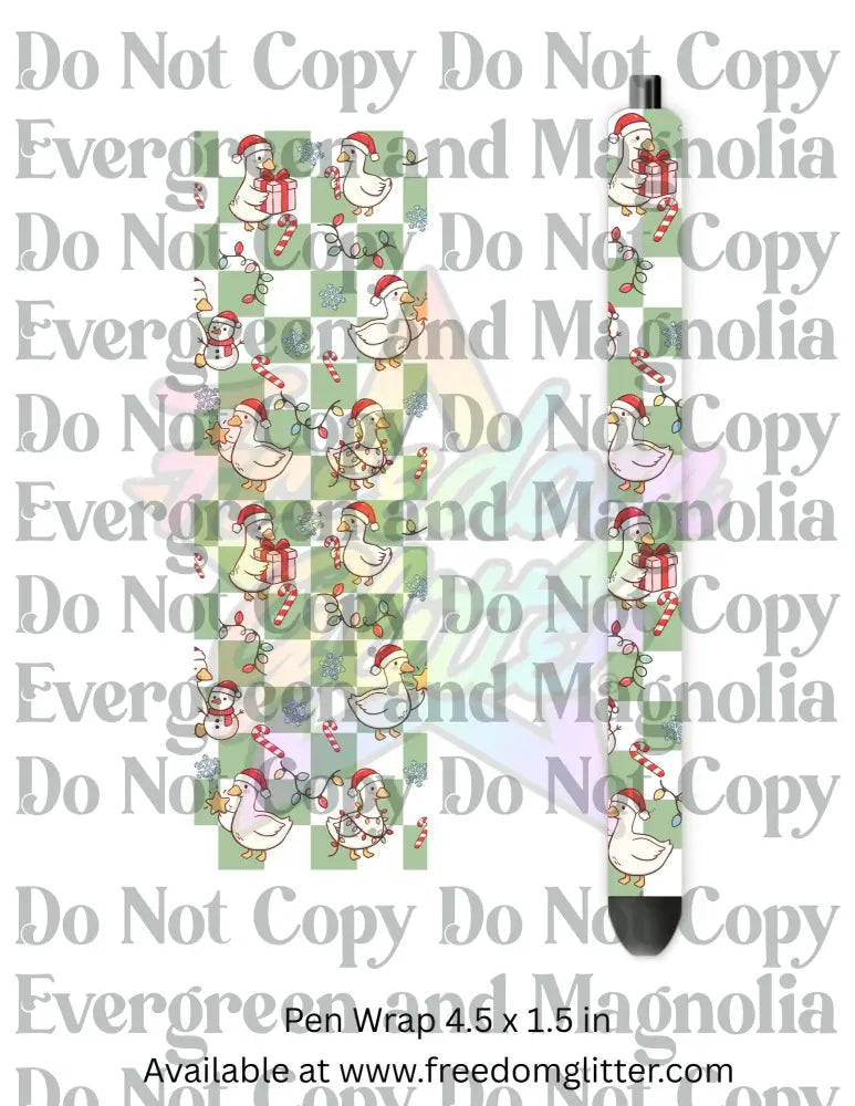 Christmas Geese (Printed Vinyl)