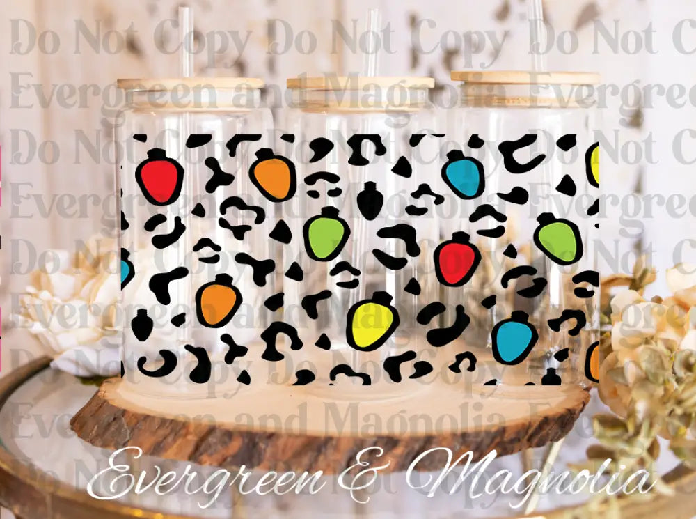 Christmas light Leopard