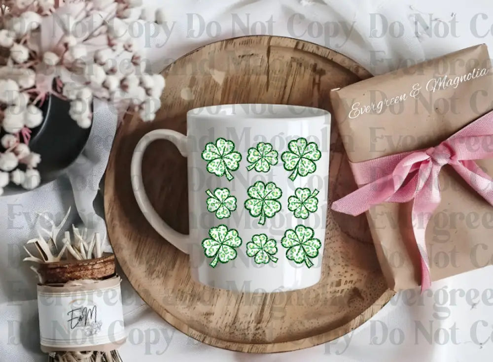 Clover_Green leopard Decal