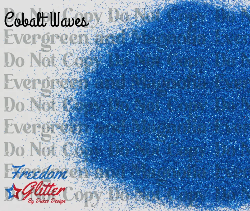 Cobalt Waves (Metallic Glitter)