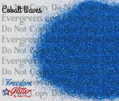 Cobalt Waves (Metallic Glitter)