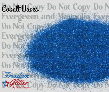 Cobalt Waves (Metallic Glitter)