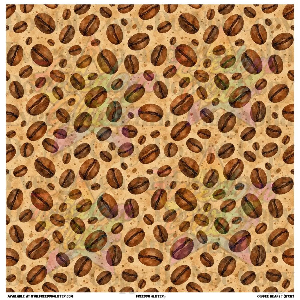 Coffee Beans 1 (Printed Vinyl)