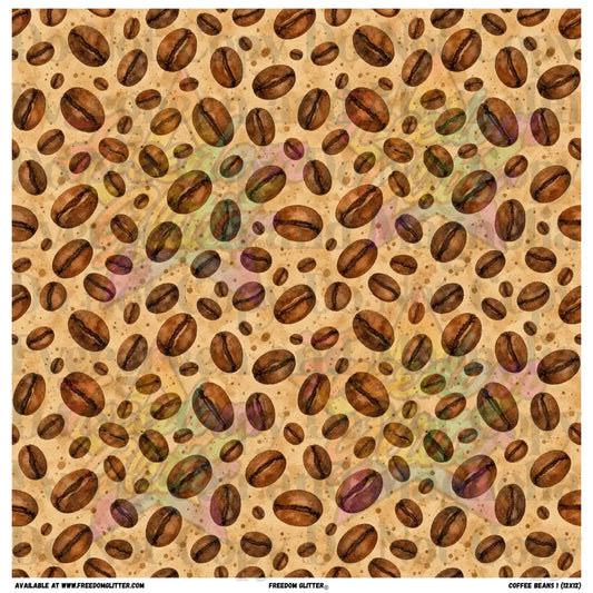 Coffee Beans 1 (Printed Vinyl)