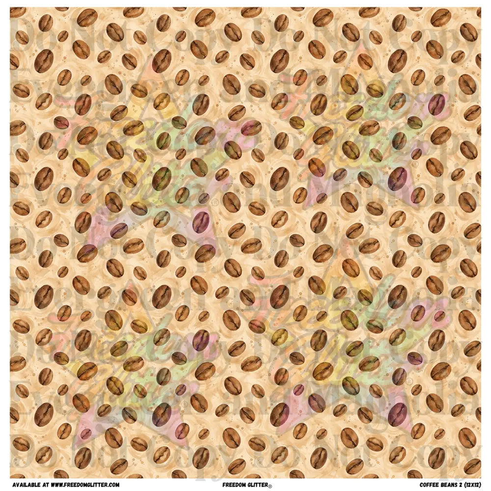 Coffee Beans 2 (Printed Vinyl)