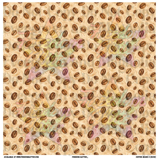 Coffee Beans 2 (Printed Vinyl)