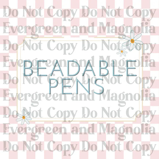 Beadable Pens