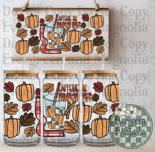 Caffeine & Pumpkin Spice Wrap