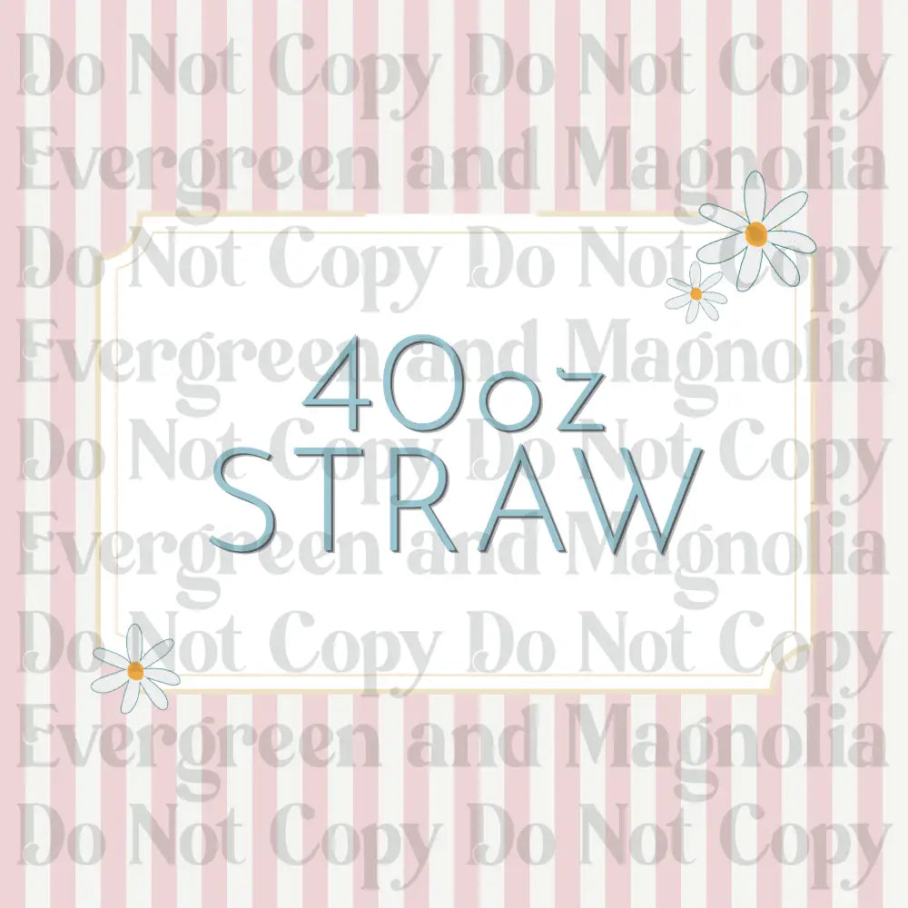 WS - 40oz Straw Tumblers