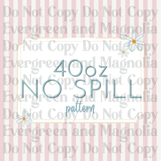 WS - 40oz No Spill PATTERN Tumblers