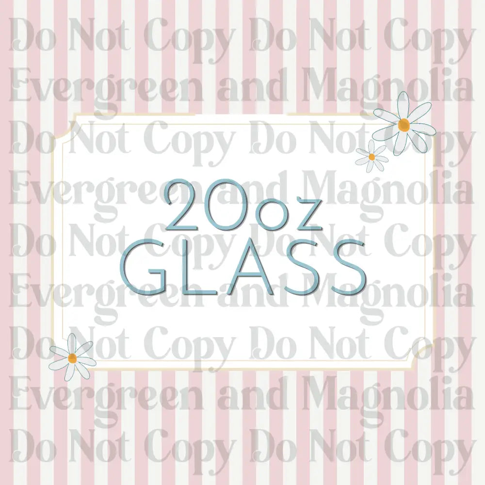 WS - 20oz Glass with Handle