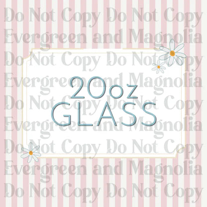 WS - 20oz Glass with Handle