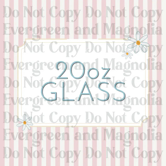WS - 20oz Glass with Handle