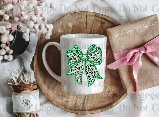 Coquette_Leopard_Clovers Decal