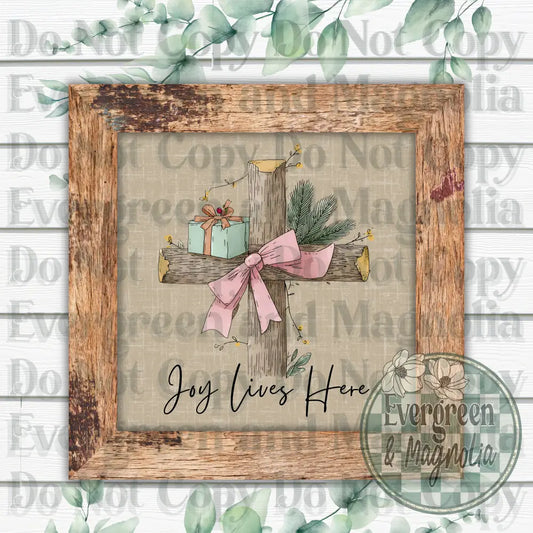 Cottage Christmas Cross