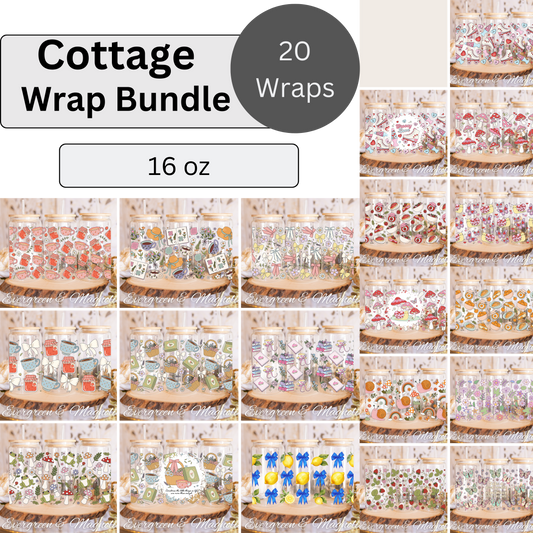 Cottage Bundle 16oz wraps *All 20 wraps included