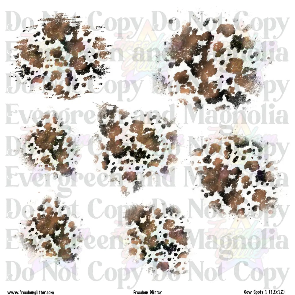 Cow Spots 1 (Printed Vinyl)