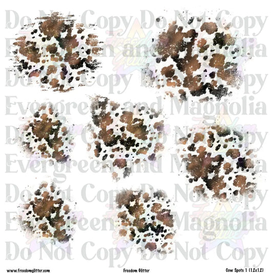 Cow Spots 1 (Printed Vinyl)