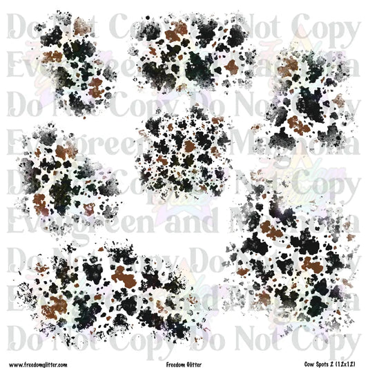 Cow Spots 2 (Printed Vinyl)