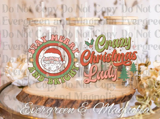 Crazy Christmas Lady
