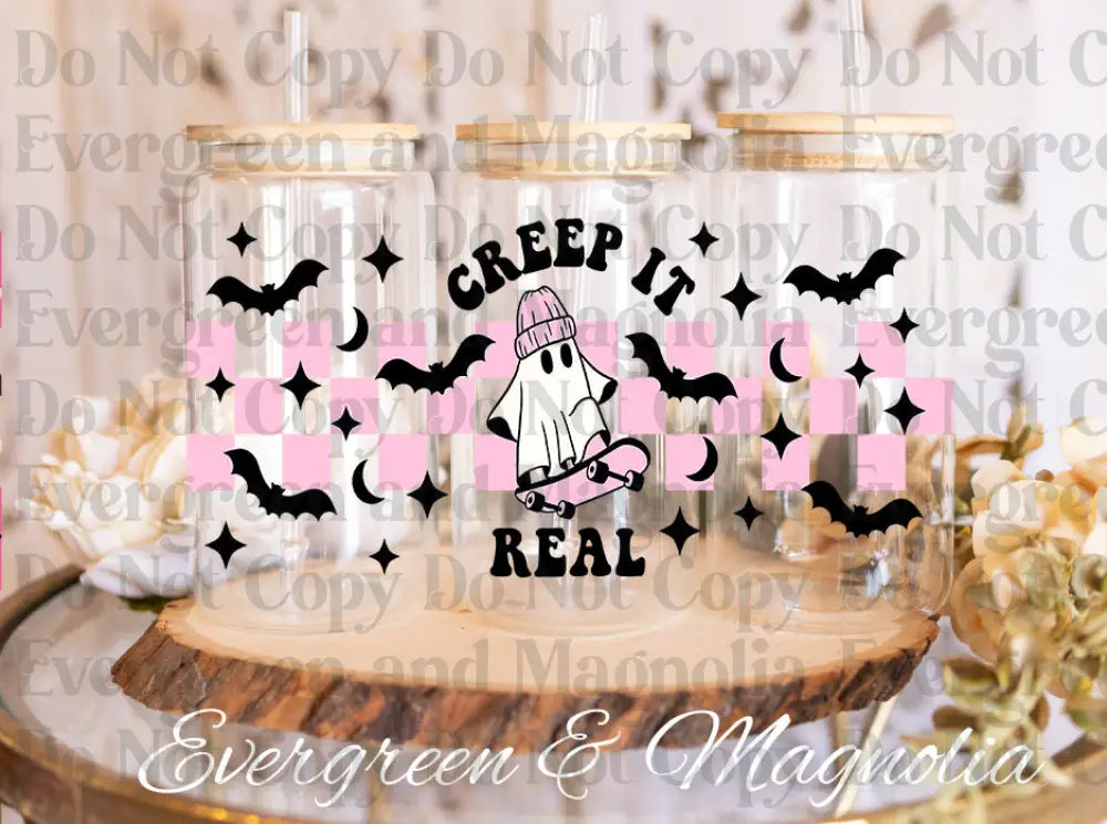 CreepitReal1 UV DTF print